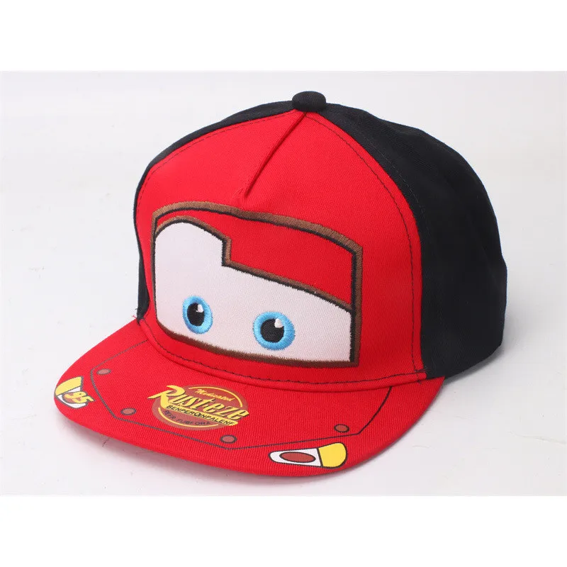 Gorra de béisbol para niños, gorro plano ajustable, Snapback, Hip Hop, dibujos animados, coche, niños, niñas, niños, nueva moda, gran oferta