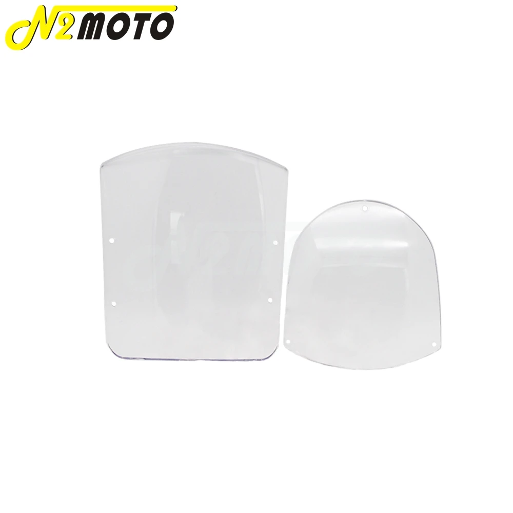 Quarter Fairing Replacement Windshield Wind Screen for Harley Sportster XL 1200 883 Iron 86-17 Dyna Low Rider Super Wide Glide