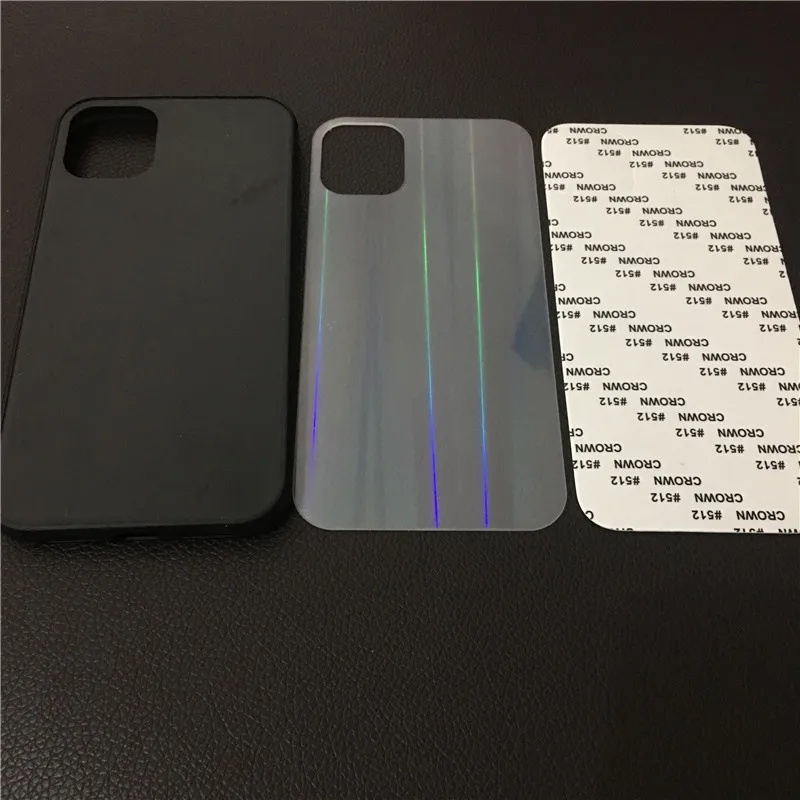 UV Laser Printing Aurora Glitter Blank TPU Case Cover For iPhone 16 15 14 11 12 13 Pro Max 6s 6 7 8 Plus X Xs Xr XS Max 10pcs