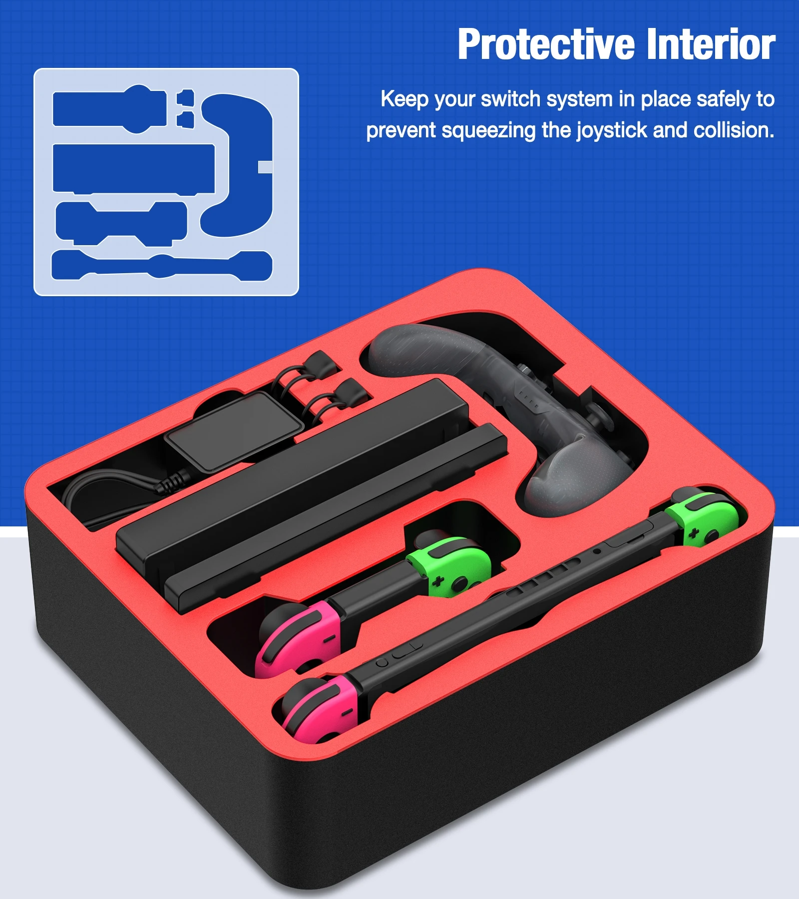 Mais novo grande bolsa de viagem carring para nintendo switch ns console portátil armazenamento caso protetor saco para interruptor acessórios do jogo