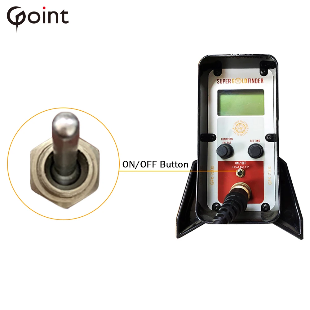 Suitable for: GFX7000/4500/5000 Underground Metal Detector Host Switch Reset Button ON/OFF