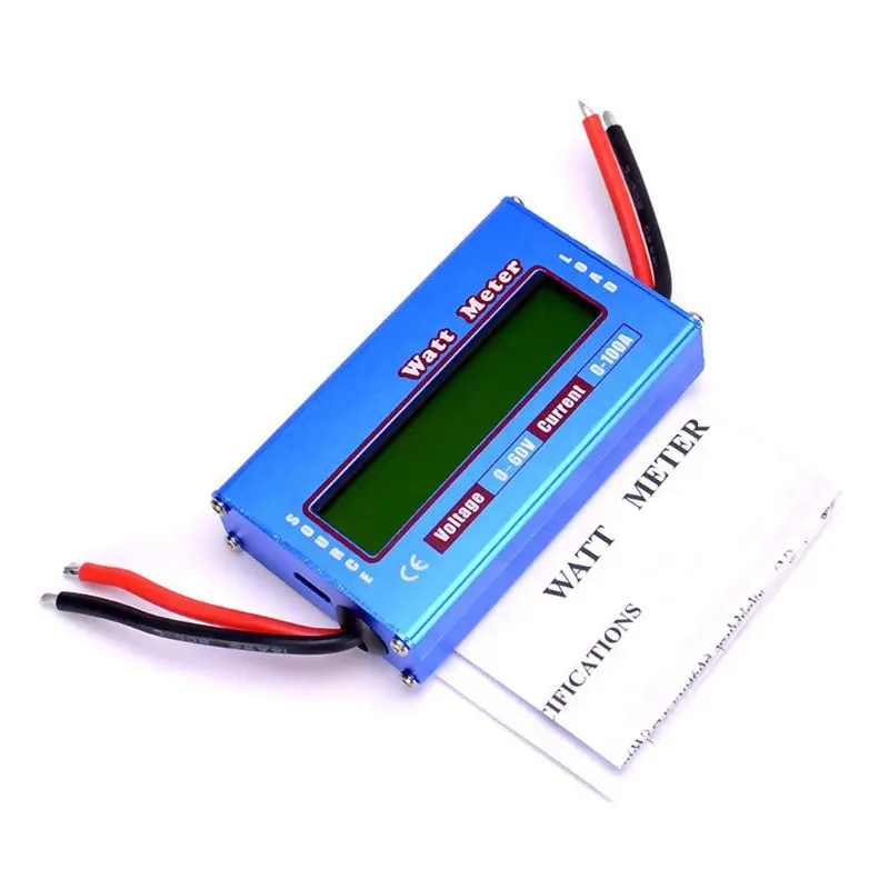 DC 60V 100A Balance Voltage Battery Power Analyzer RC Watt Meter Checker Professional Watt Meter Balancer Charger RC Tools