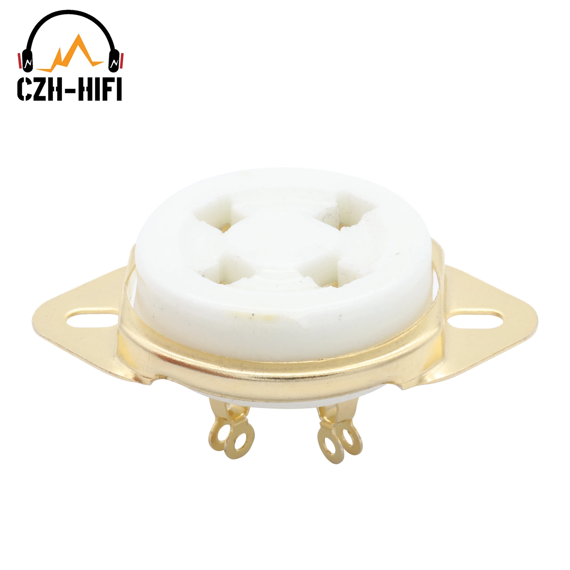 1PC 4PIN U4A TUBE SOCKET Ceramic VALVE BASE Top Mount For 300B 811 2A3 5U4G 45 71A 50 Vintage Audio Amplifier DIY HiFi Chassis