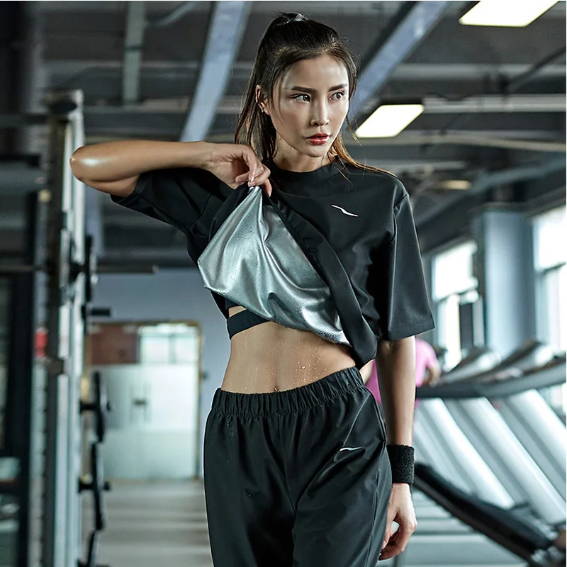 

Hot Sweat Sauna Suit for Weight Loss Shirt Pants Fitness Workout Sportswear for Running, Cycling, Yoga, Pilates, MMA, Boxing