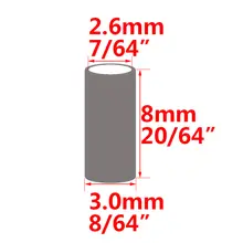 Copper Fishing Tube Crimp Sleeves 100pcs #6