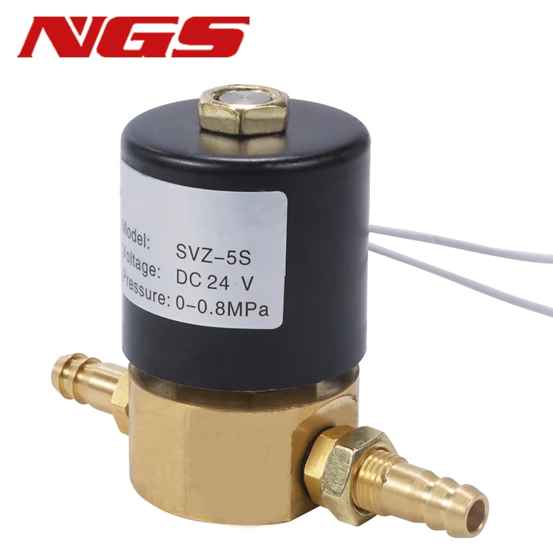 

SVZ-5S AC DC 24V 36V 220V 2 Position 2 Way Solenoid Valve Wire Feeder Argon Arc Welding Machine Plasma Solenoid Valve