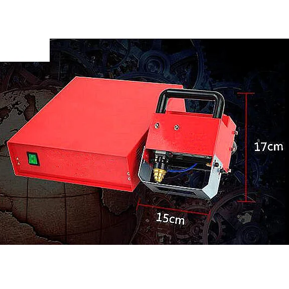 Protable Handle Pneumatic Dot Peen Marking Machine VIN Code Portable Handheld 80*20MM E H#