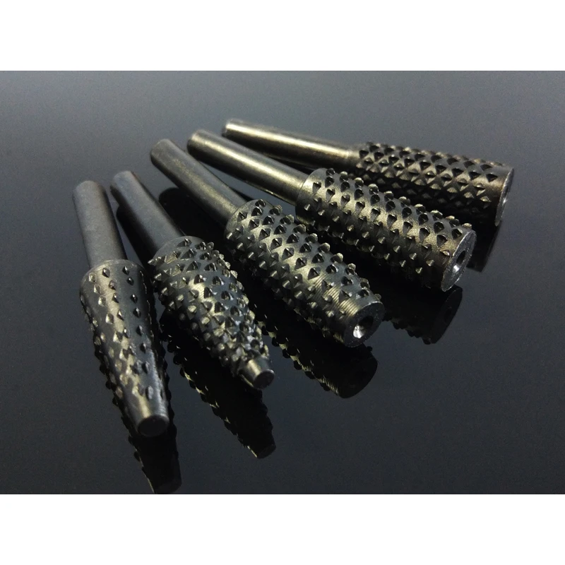 Bộ 10 Bộ Quay Tiếng Sột Soạt Tập Tin 6.3 Mm Tập Tin/Dao Phay/Dụng Cụ Mài Gỗ Khoan Dụng Cụ Cầm Tay bộ