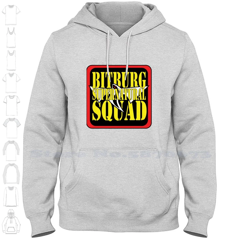 Bitburg Supernatural Squad Streetwear Sport Hoodie Sweatshirt Ghostpuncher Ghost Geeks Logos Books Cool Paul D Miller