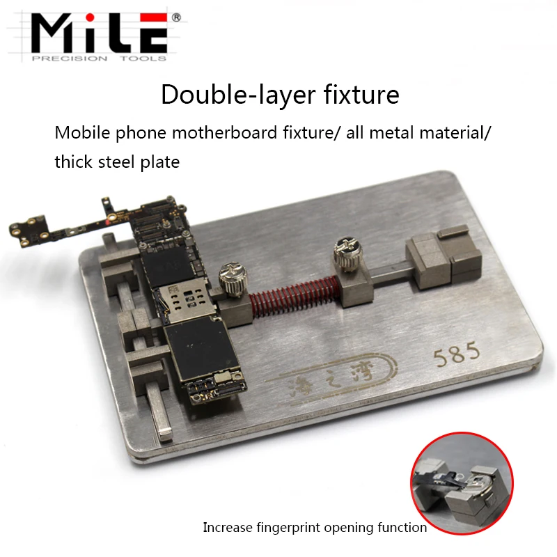 MILE Logic Board NAND Chip Clamps For Motherboard Fixture PCB Holder For iPhone Repair Tool With Fingerprint Cover Opening Tool