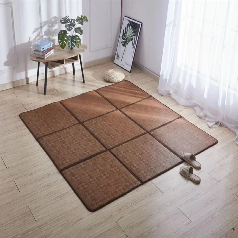 

New Summer Folding Splice Tatami Carpets for Living Room Bedroom Area Rugs Infant Shining Kids play Mats Baby Game crawl carpet