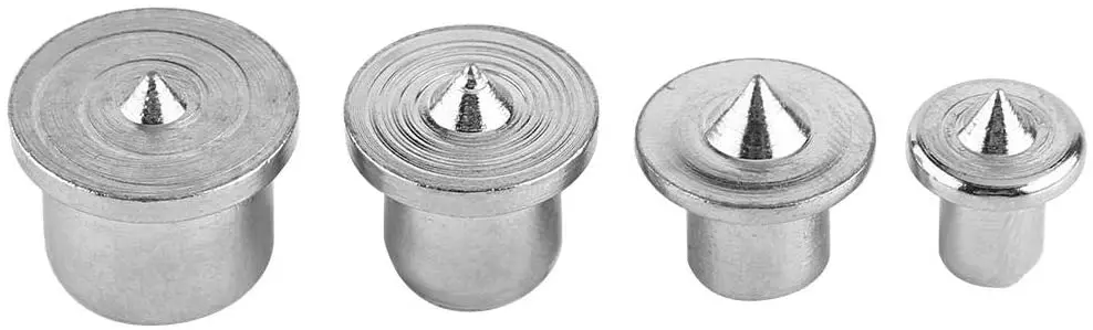8pcs Dowel Pin Center Woodworking Alignment Tool Points Marker Drill Center, 6/8/10/12 mm Dowel Drill Center Points Pin Set