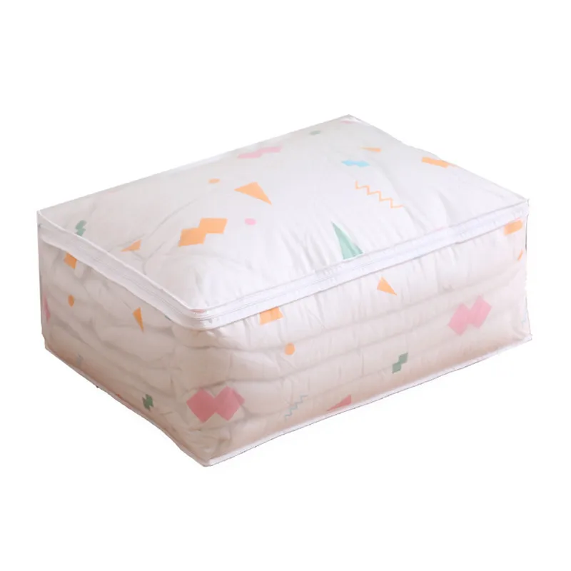 

1 Piece Waterproof Bedding Storage Bag Travel Luggage Organizer Bag Moving Packing Hanging Bag 2 Types Large Clothes Package Bag