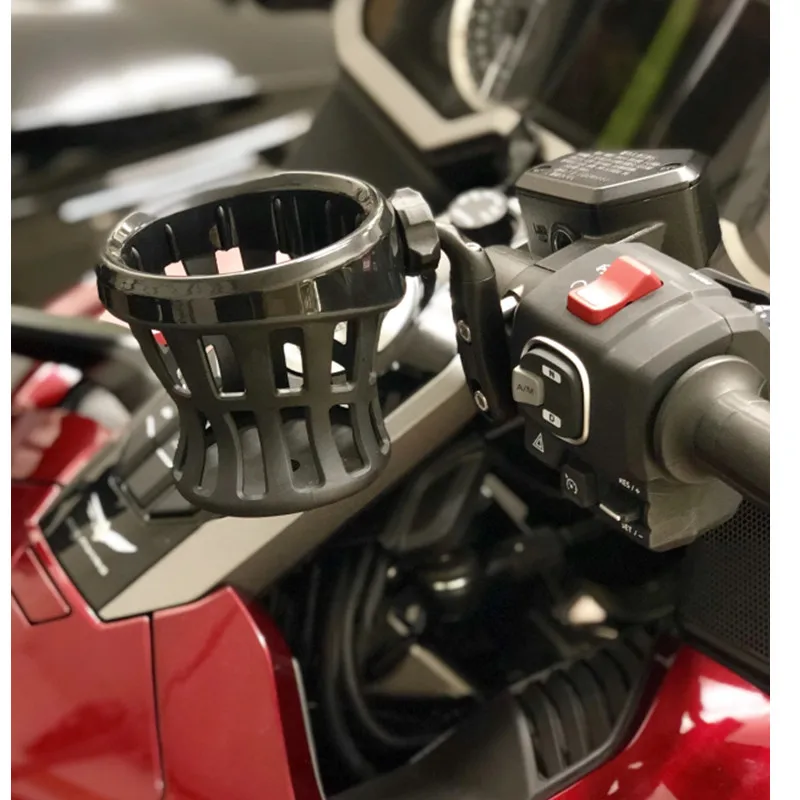 شرب حامل كأس لهوندا GL1800 Goldwing 1800 2018 2019 2020 2021 زجاجة مياه كأس دراجة نارية الركاب شرب كأس حامل