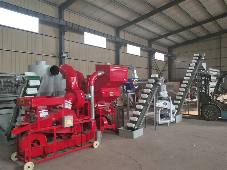 Combined Industrial Peanut Dehuller Sheller Machine