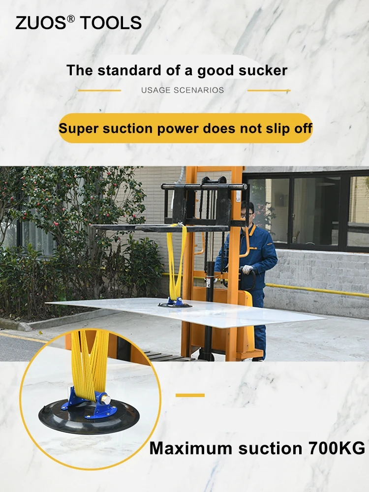 10นิ้วแก้วหินแผ่นกระเบื้องเซรามิคดูดสูญญากาศนิวเมติกไฮดรอลิกปั๊ม Heavy-Duty Fixed ดูด Lifter