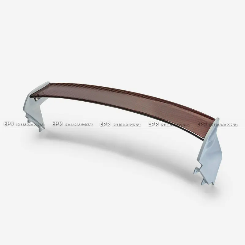 

For Mini Cooper R56 Rear Roof Spoiler Wing Lip Red Carbon Fiber + Frp Unpainted Trim Bodykits Spoilers Diffusers