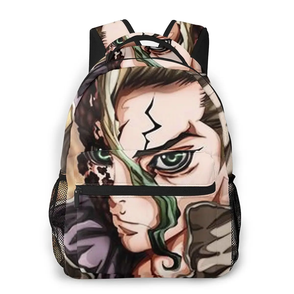 

Dr Stone - Senku Graffiti Backpack for Girls Boys Travel RucksackBackpacks for Teenage school bag