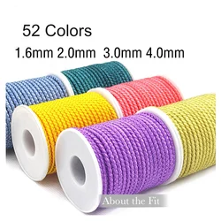 ATF NX 4mm Jewelry Lace Clothing Handcrafted Accessories Durable Cord Wholesale Rope For Jewelry Making Dressing Style DIY Belts