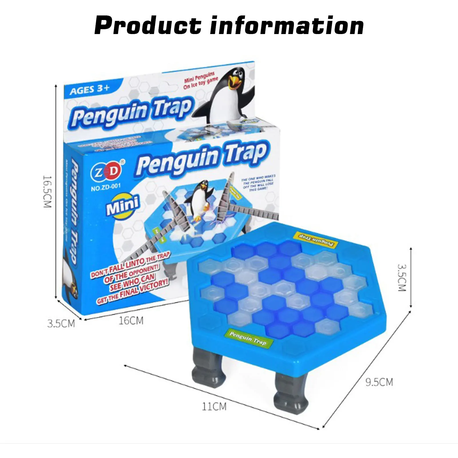 Funny Penguin Trap Board Game Dont Break The Ice Game Toys for Children Adults Interactive Christmas Birthday Party Game Toys