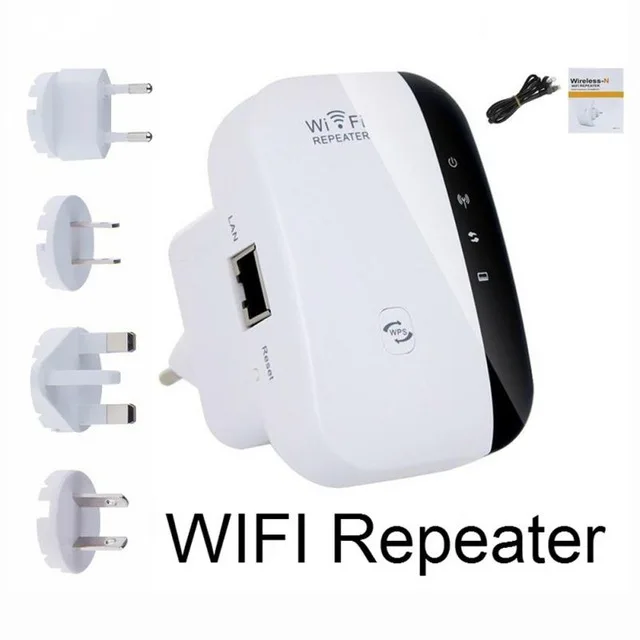 Wireless Network Repeater WiFi Signal Amplifier Home Router Extender 300m Transmit Enhanced Signal Amplifier