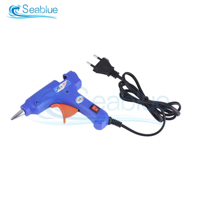 110V 220V 20W High Temperature Heater Hot Melt Glue Gun Repair Tool Mini Heat Gun US/EU Plug Use 7MM Hot Melt Glue Stick