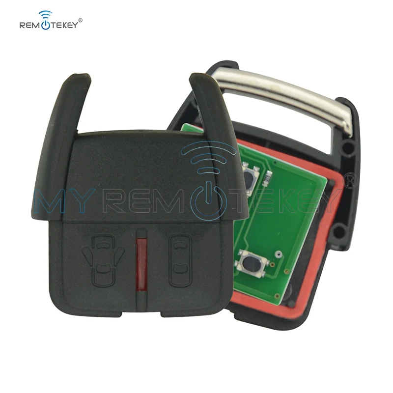 Remtekey 2000 2001 2002 2003 2004 for Opel Vauxhall Holden Astra G Zafira A car key  93176615 fob 2 button 433Mhz remote key