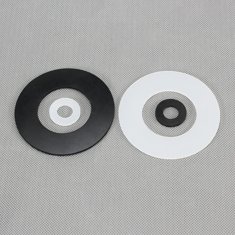 

50Pcs M8 M10 M12 M14 Silica Gel Gasket Flat Pad Washer Soft Plastic Gasket Nitrile Rubber Washer