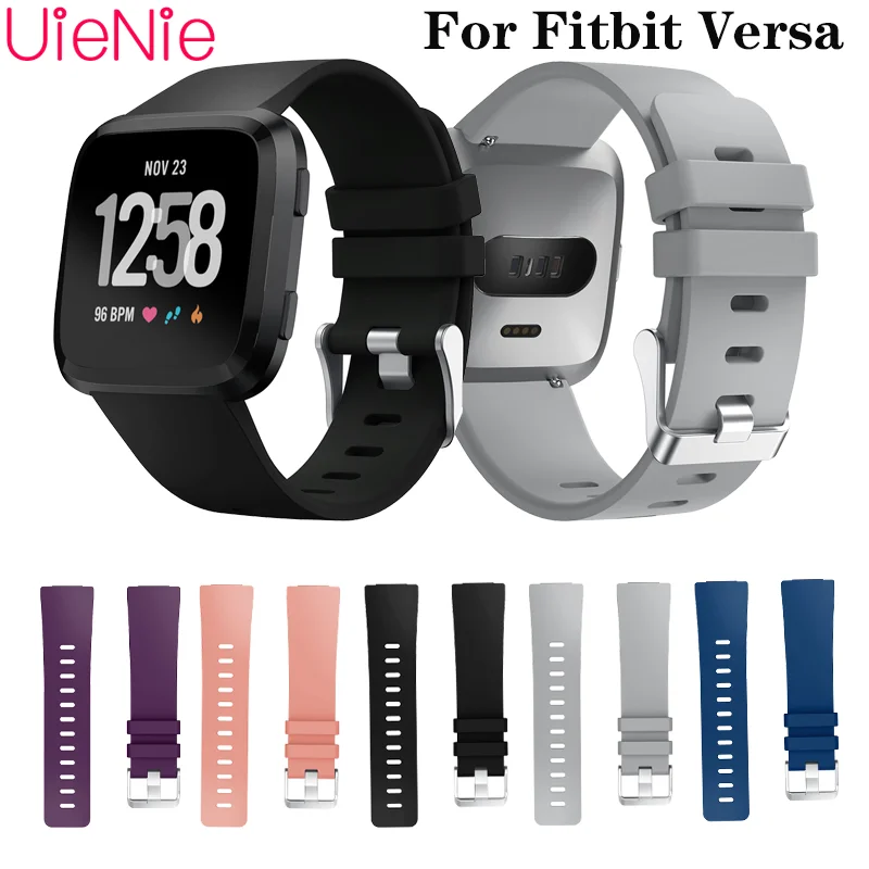 

Soft Silicone Smart Watch Replacment Band Wrist Accessories Replacement Correa Sport Silicone Bracelet For Fitbit Versa/Versa2