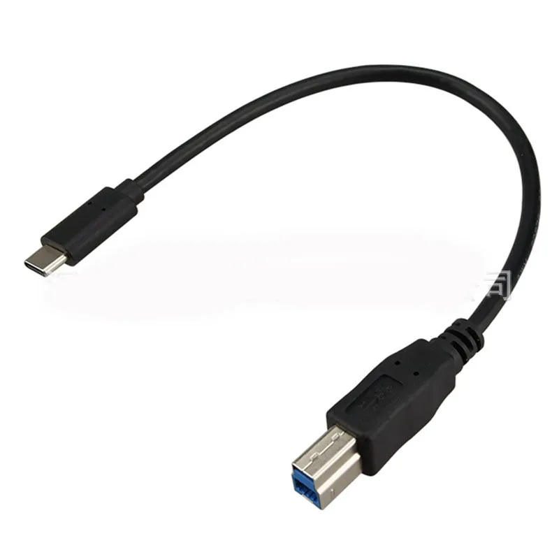 USB 3.1 Type C to 3.0 B BM Cable Data Transmission Connector 10Gbp/s for Phone Macbook Laptop Printer Hard Disk Scanner