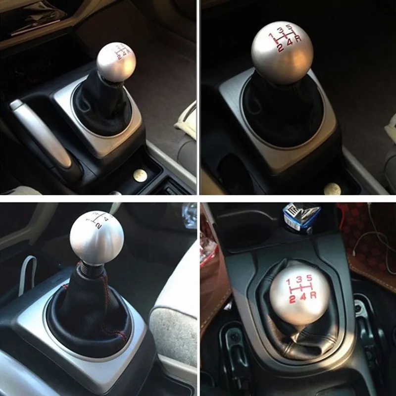 Aluminum 5/6 Speed M10X1.5 Type-R JDM Ball Shape Gear Shift Knob for Honad Civic Fit FD2 FN2 EP3 DC2 DC5 S2000 F20C