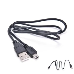 Long MINI USB Cable Sync & Charge Lead Type A to 5 Pin B Phone MP3 Charger 1m