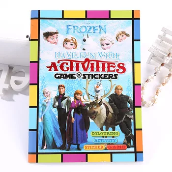 디즈니 냉동 어린이 퍼즐 낙서 책 만화 패턴 색칠하기 책 그림책 학교 용품 선물