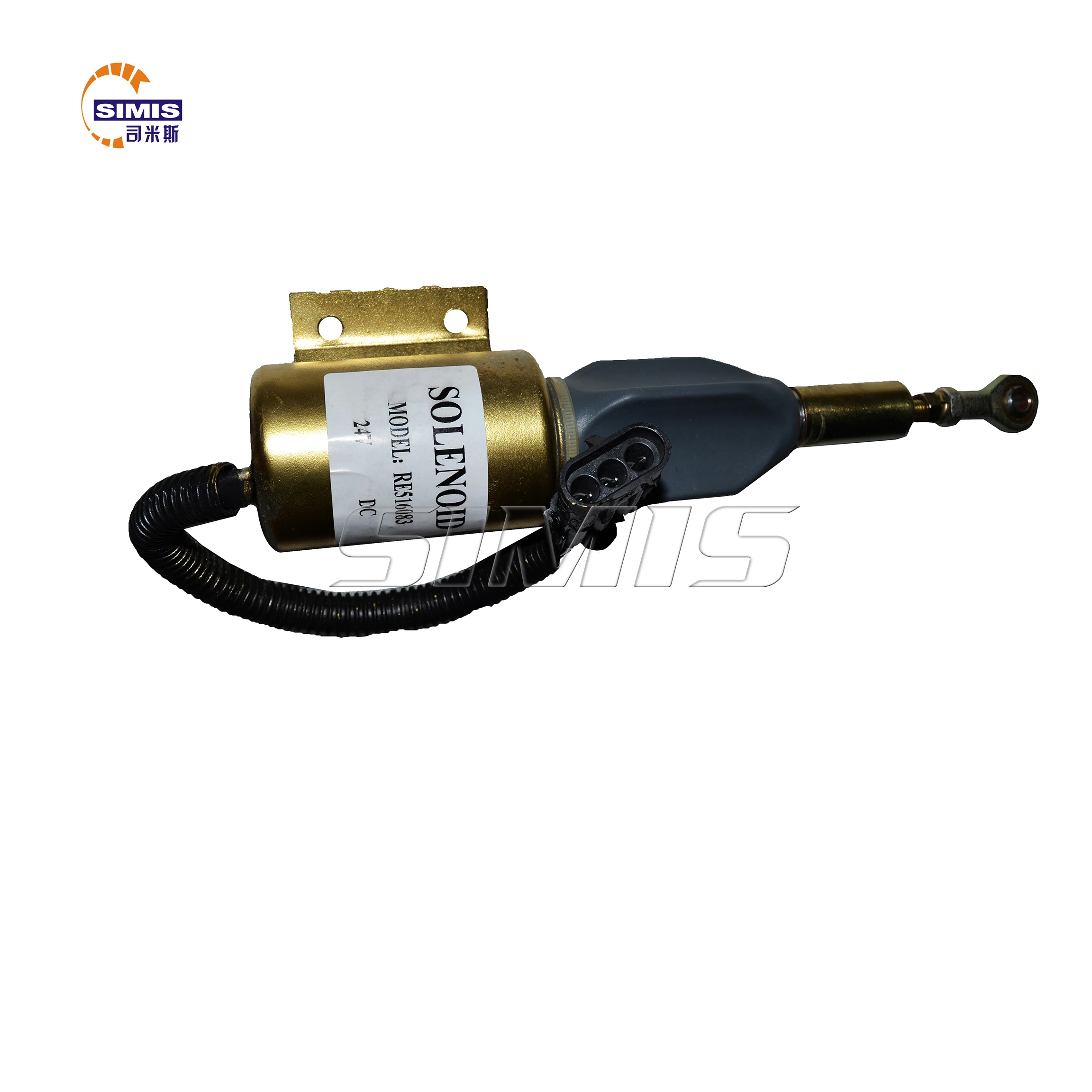 

SIMIS Fuel Shutoff Solenoid for John Deere 200LC 230LC 270LC 160LC 120 230LCR Excavator