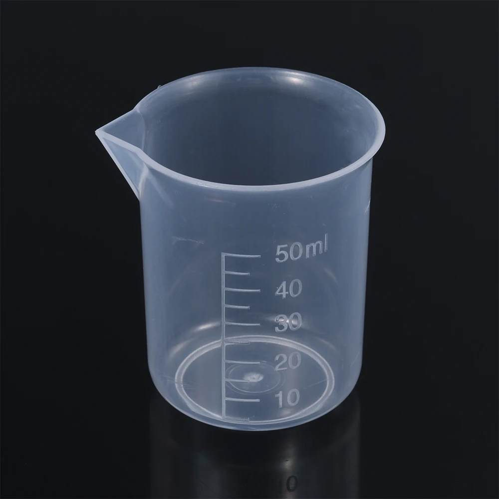 50/100/150/250ml1pcs ogni bicchiere graduato graduato in plastica trasparente becher liquido misurino contenitore liquido piccolo