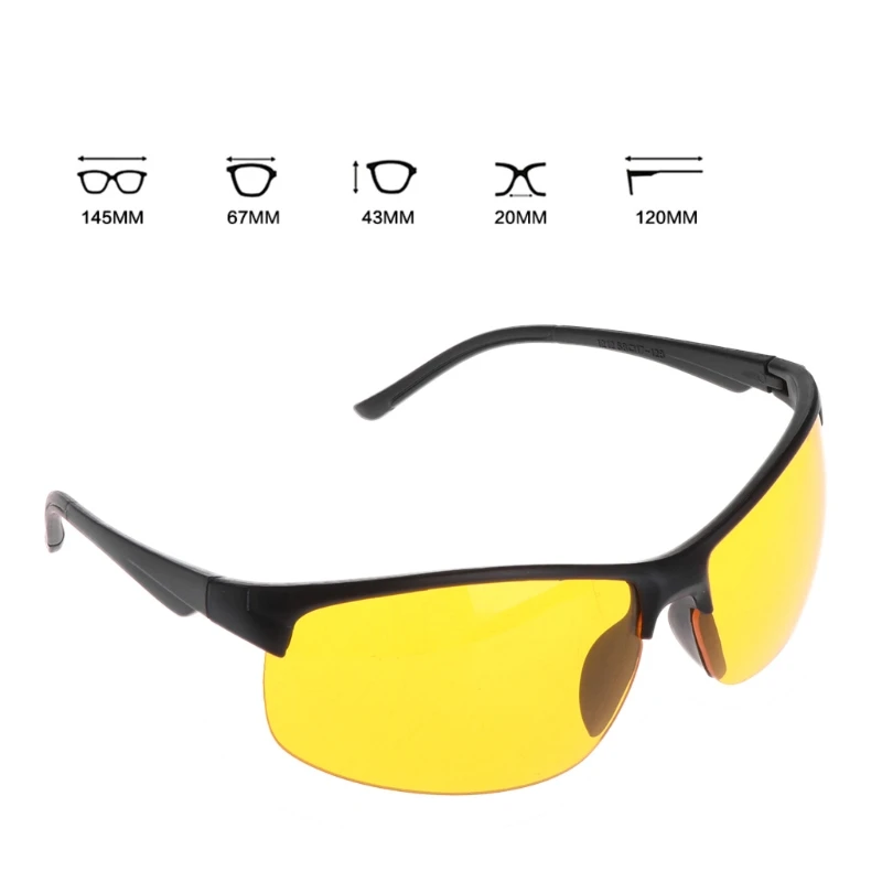 Night Vision Glasses Fishing Cycling Outdoor Sunglasses Protection Unisex UV400