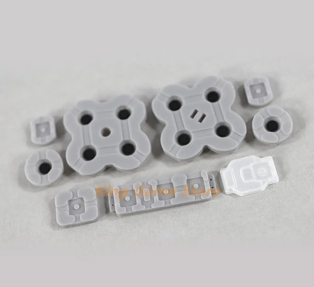 1 conjunto de volume potência esquerda direita kit almofada de borracha para nintendo switch ns lite controlador condutor silicone borracha botão substituição