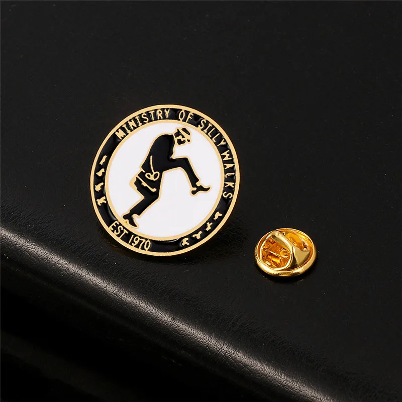 How Far Can You Go In Monty Python's The Ministry Of Silly Walks Lapel Pin Brooch