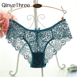 3 Pcs Fashion High Quality Women's Panties Flower Underwear Charming Elegant Ladies Lace Soft Briefs Sexy Lingerie S/XL