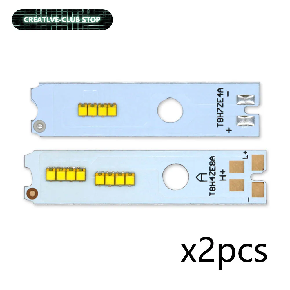 2 pz Led faro Auto CSP CHIP 8.8-9.4V 9-10V faro H4 H7 H1 H3 bianco freddo 6000-6500K 1200mA 1500mA Auto fendinebbia lampadina a LED