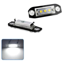 2Pcs Led License Plate Light For Volvo S80 Xc90 S40 V60 Xc60 S60 C70 V50 Xc70 V70