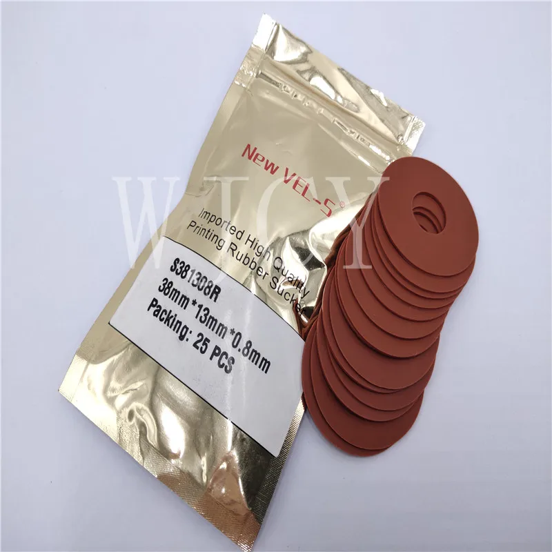 200 PCS high quality Printing Rubber Sucker Size of 38*13*0.8 Printing Machine Spare Parts