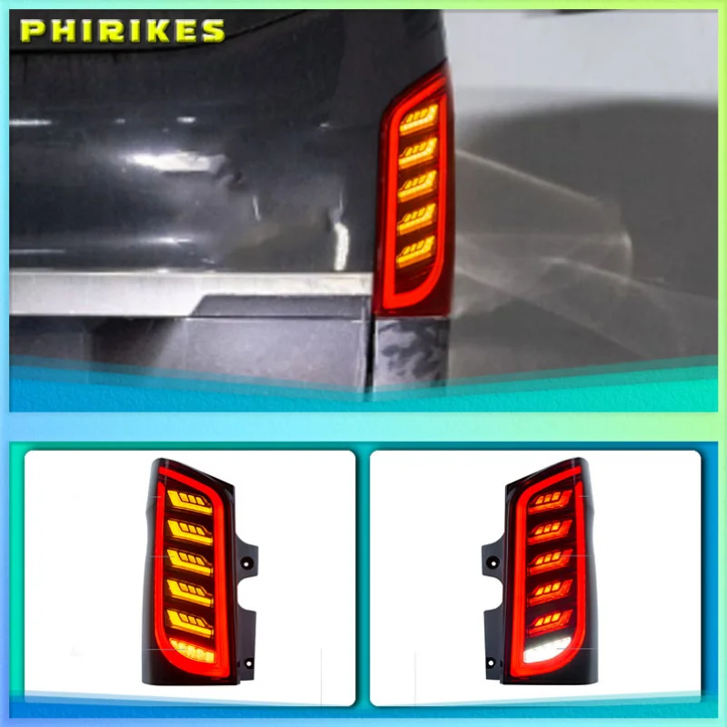 

1 Pair tuning Tail light For Mercedes Benz VITO V250 V260 V260L Taillights LED w447 DRL Running lights Fog lights Rear