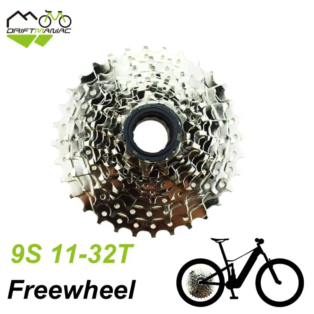 DRIFT MANIAC 9 Speed Freewheel 9S Flywheel With Removal Tool Threaded Freewheels Screw On