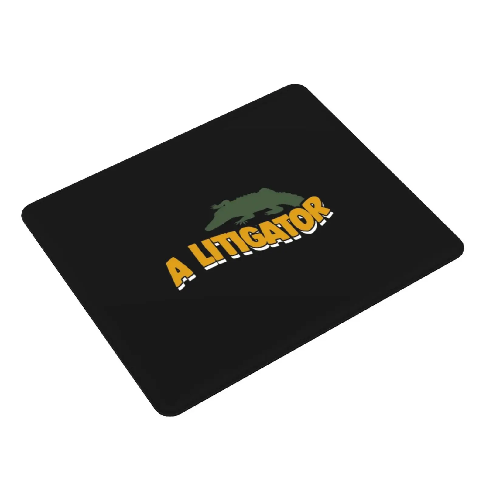 Alligator Lawyer Litigator Pun Apparel Mouse Pad DIY Print Bar Exam Law School Litigator Attorney Pun