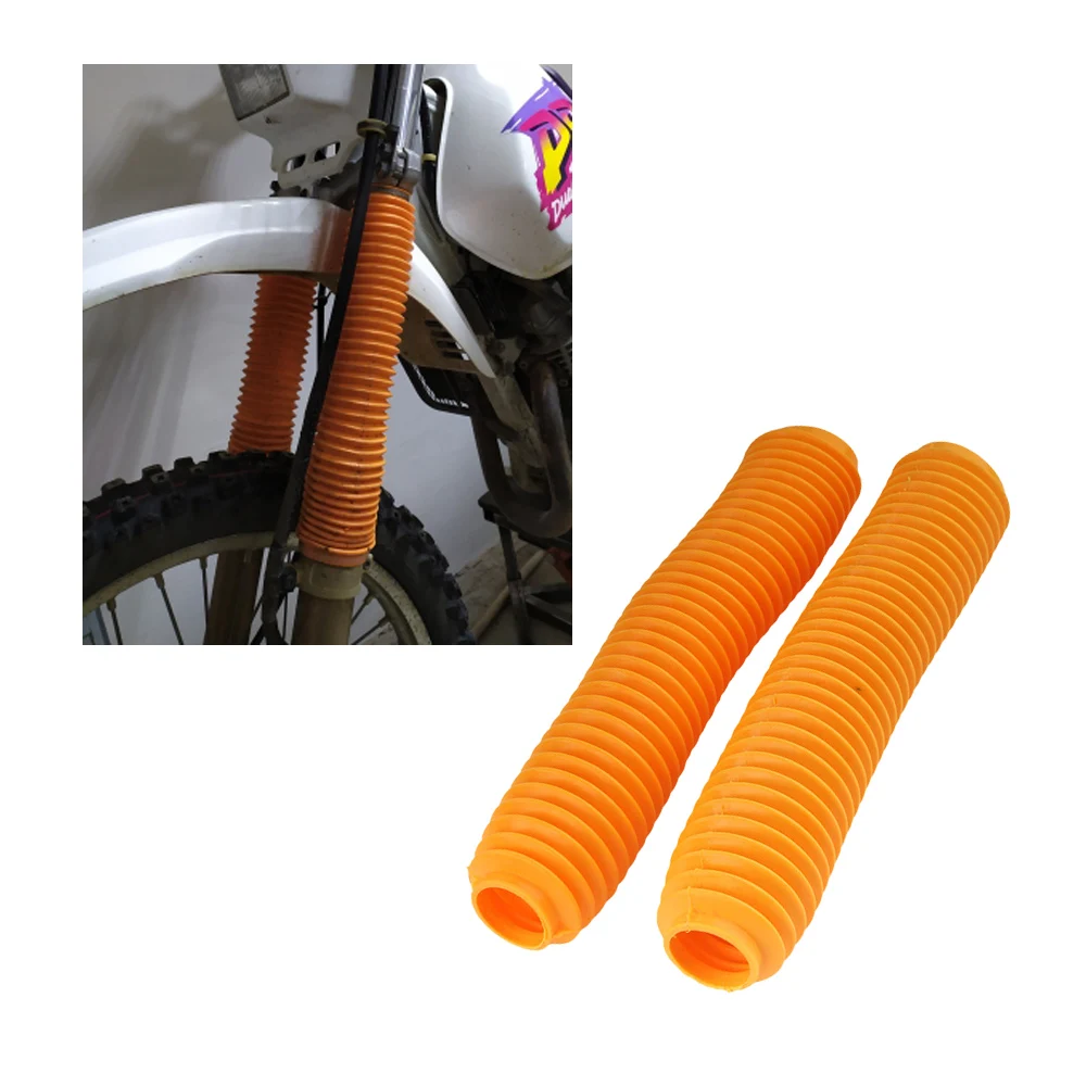 Front Fork Shock Dust Covers Gaiters Boots Rubber For Honda XLR250 & EXC EXCF XC XCF SX SXF CRF XR YZF WRF KXF KLX DRZ Dirt Bike