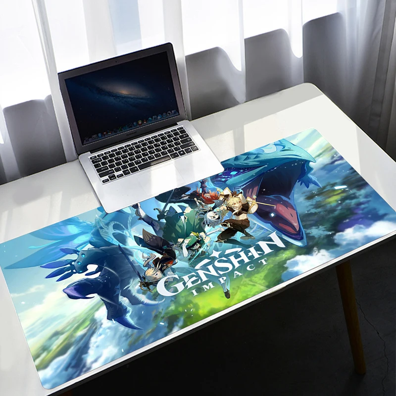 

Genshin Impact Mouse Pad Gamers Decoracion Gamer Desk Mat Mousepad Hu Tao XXL Gaming Accessories Varmilo Keyboard Carpet