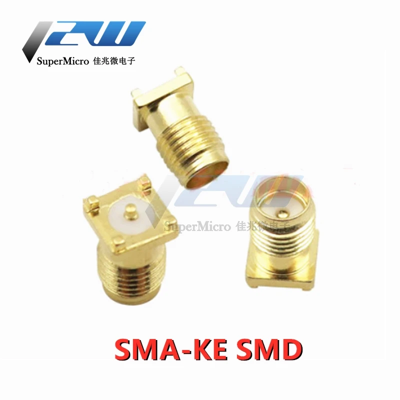 5pcs SMA-KE Vertical SMD RF Connector SMA Female Patch Connector SMA-KHD Female