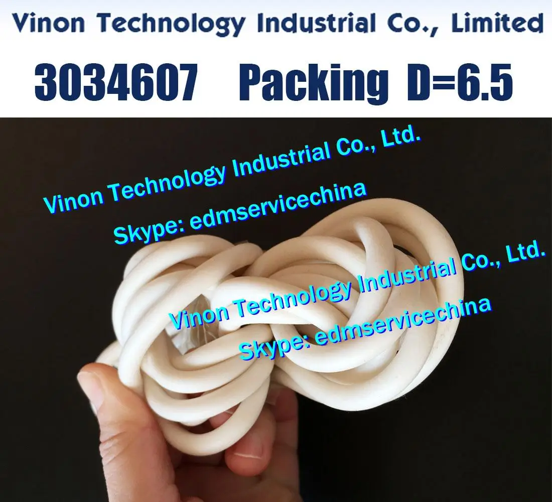 

(Sold as Per Meter) 3034607 Packing Round D=6.5mm for Sodic k AQ360LX,AQ560LX wire cut edm machine edm Sealling Parts for repair