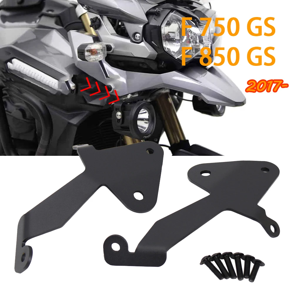 New LED Spot Work Light Mounting Brackets A pair of left and right For BMW F750GS F850GS F 750 GS F 850 GS 2017 -